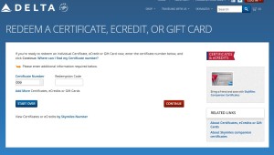 results when you have alredy used an unused delta e-gift cert
