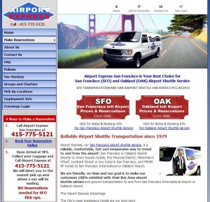 airport express site for sfo
