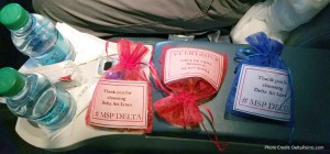 gift in 1st class MSP from delta delta points blog
