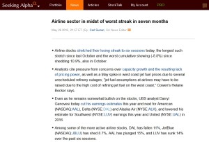 seeking alpha report on airlines