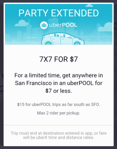 uber-pool cheaper than airport express from sfo