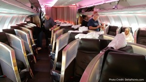 Virgin Atlantic Upper Class seats A330 Atlanta to Manchester England Delta Points blog (2)
