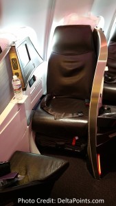 Virgin Atlantic Upper Class seats A330 Atlanta to Manchester England Delta Points blog (5)