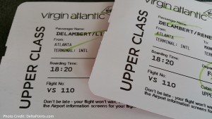 Virgin Atlantic boarding pass Delta poitns blog 1