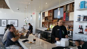 Centurion Club Miami bar right of entrance delta points blog