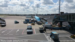 KLM Euro business class from Manchester to Amsterdam then to Gothenburg Delta Points blog (5)