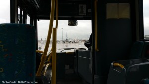 bus from T2 to T3 at Manchester MAN airport delta points blog