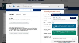 chat with amex about what cards you have ever had