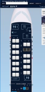 seatmap if you go to buy a seat on delta-com