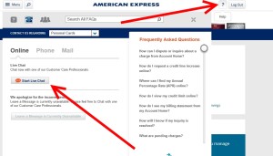 step one for amex chat online