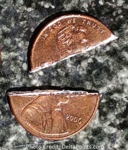us penny cut in half delta points blog