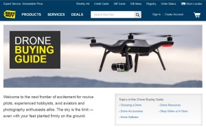 bestbuy drone buying guide web page