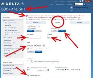 no one way award flights can be found on delta-com now on partners