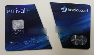 today i cut up my barclaycard arrival plus card delta points blog